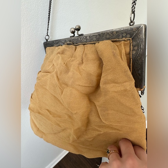 Vintage Pewter sequin purse - Picture 5 of 5